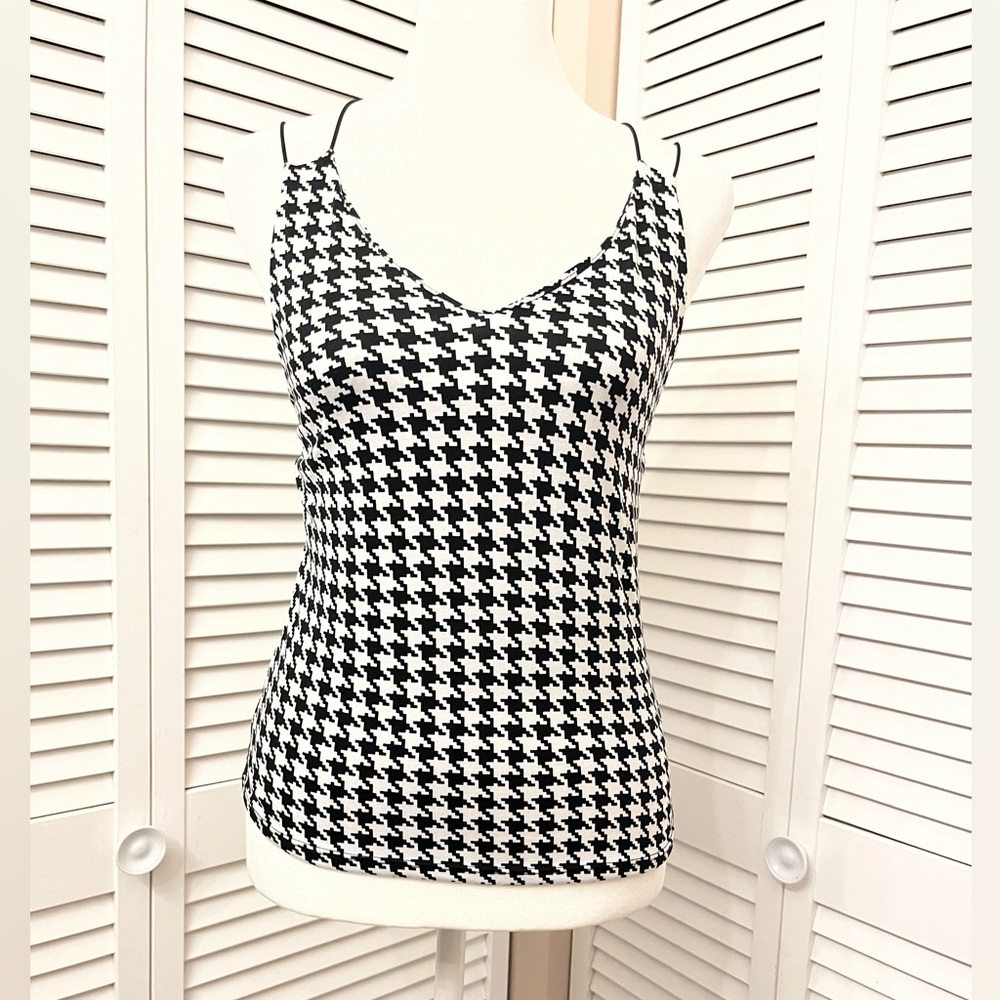 Plaid top strappy back